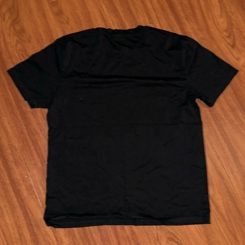 AllSaints all saints Men's unisex Black Okay Crew T-shirt size XS black white - Picture 4 of 7